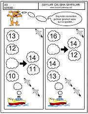 okul öncesi çocuklar için boş kutuya hangi sayı gelecek çalışmaları